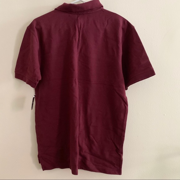 Boys Maroon Collared Shirt - Picture 2 of 3
